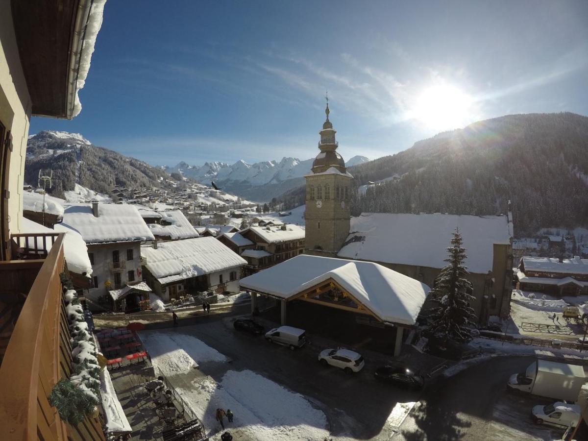 Hotel La Pointe Percee Le Grand-Bornand Exterior foto