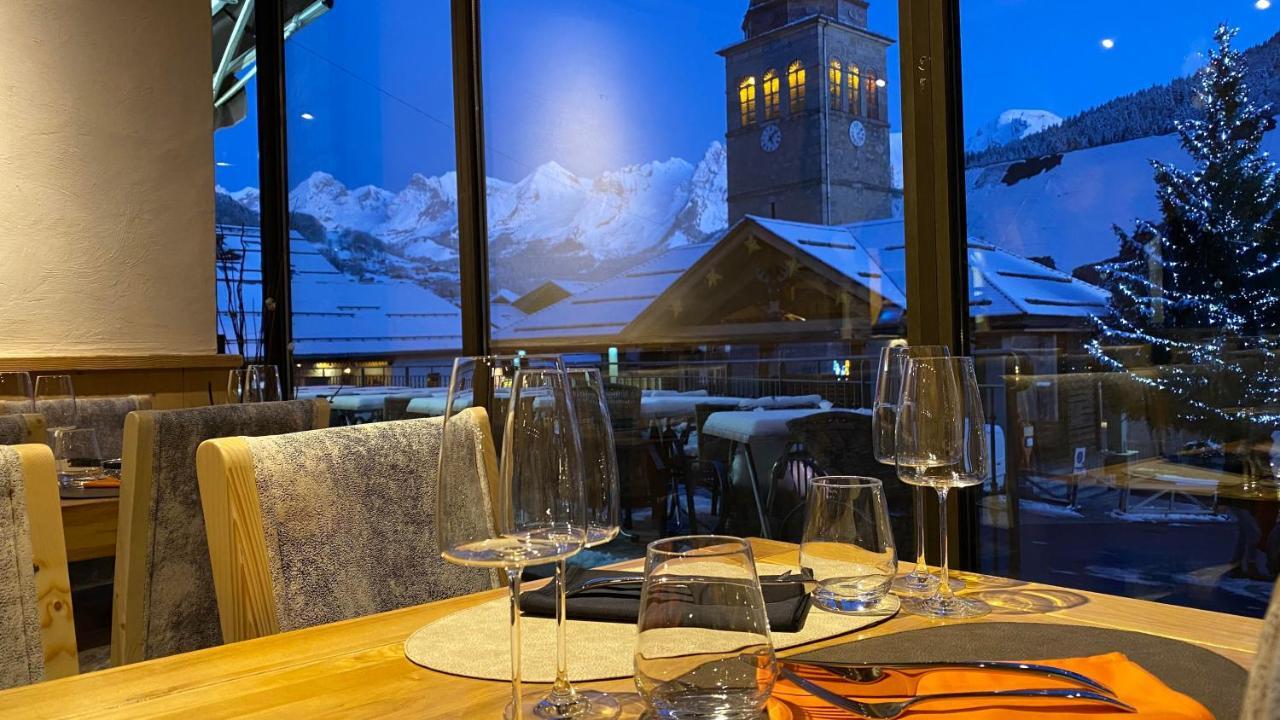 Hotel La Pointe Percee Le Grand-Bornand Exterior foto