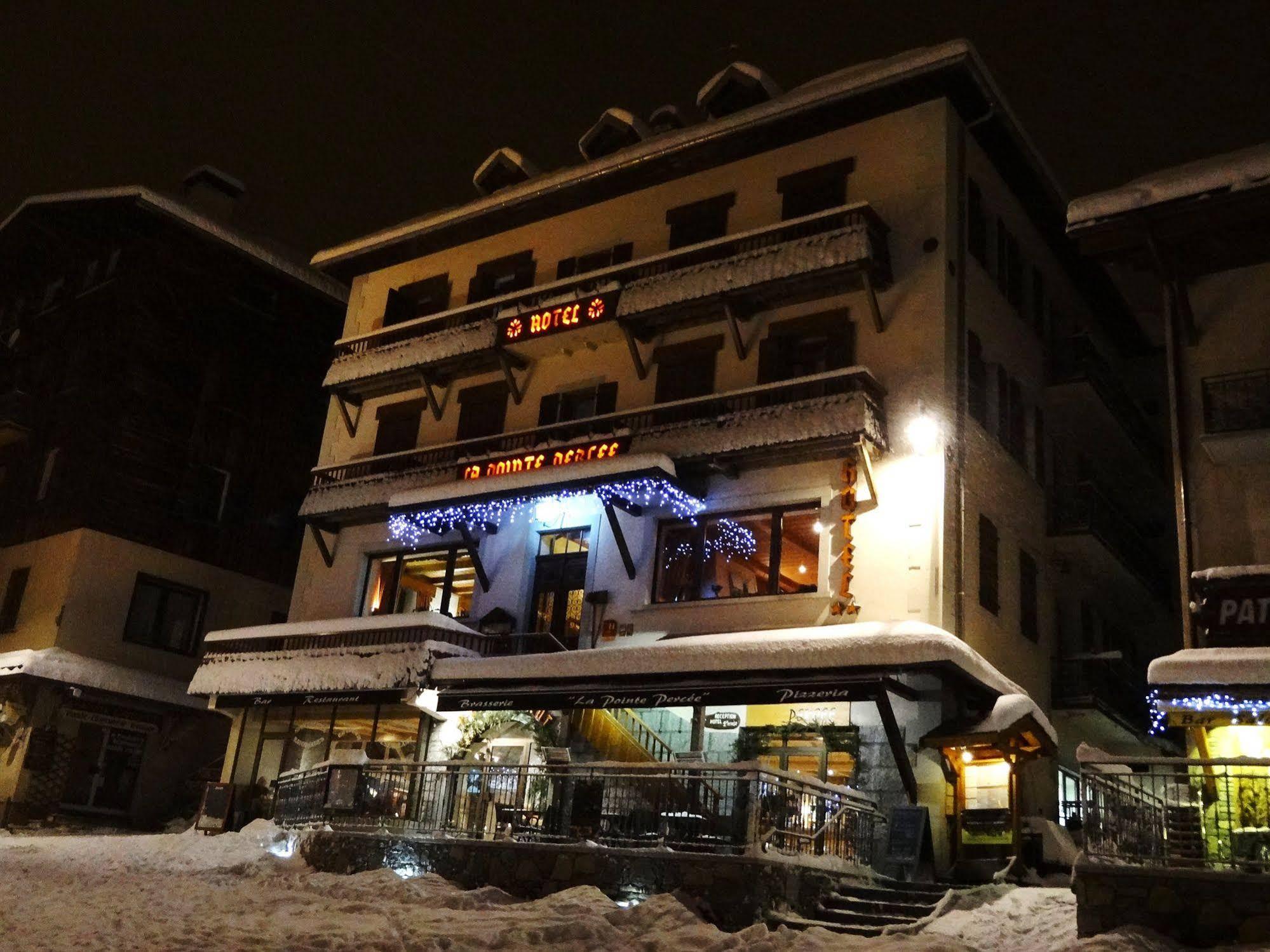 Hotel La Pointe Percee Le Grand-Bornand Exterior foto