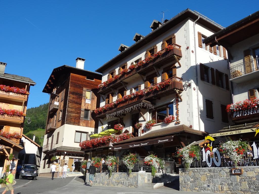 Hotel La Pointe Percee Le Grand-Bornand Exterior foto