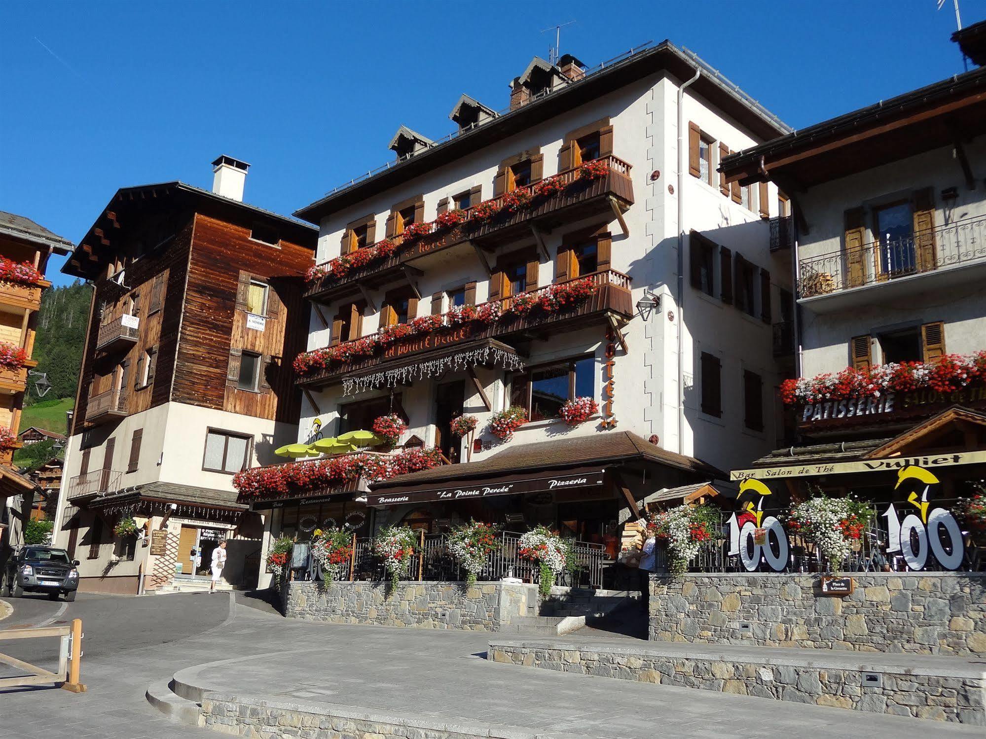 Hotel La Pointe Percee Le Grand-Bornand Exterior foto